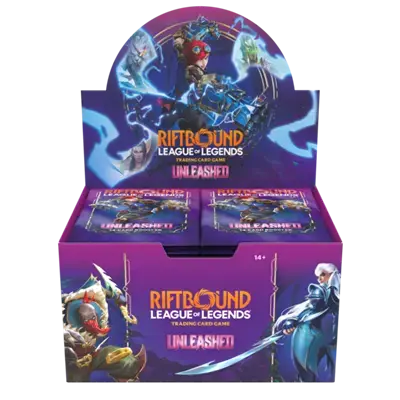 Begränsat lager | Riftbound League of Legends TCG - Unleashed Booster Display (24 packs)