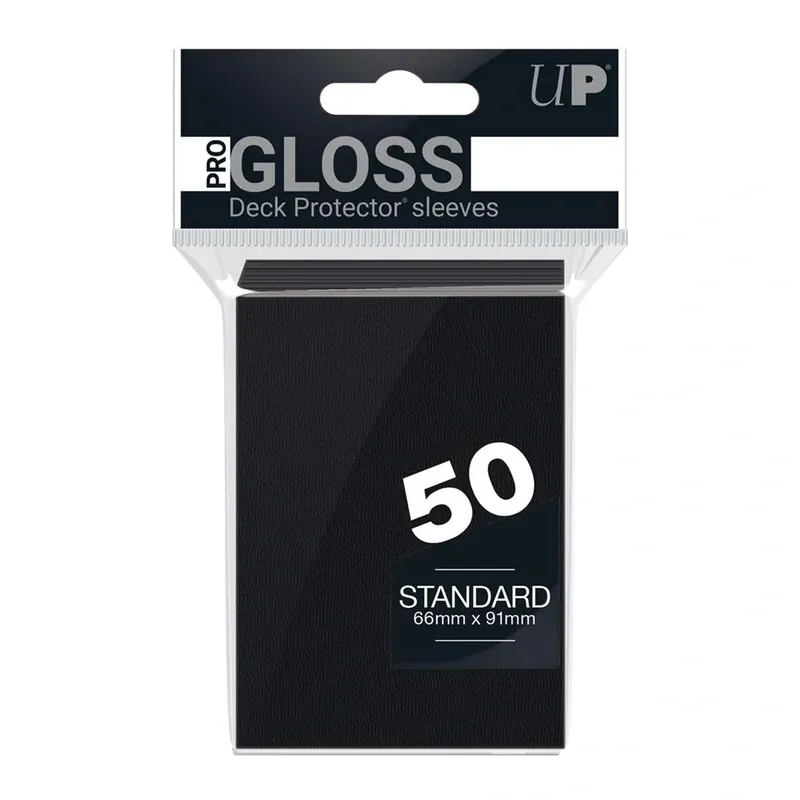 Handla nu - Ultra Pro Standard Sleeves Black 50 Sleeves