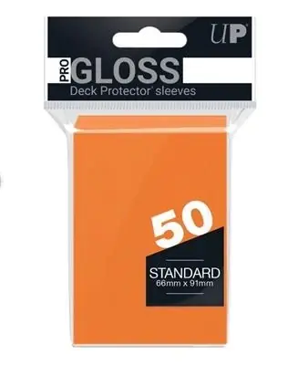 Ultra Pro Standard Sleeves Orange 50 Sleeves Ultrapro - Gratis retur