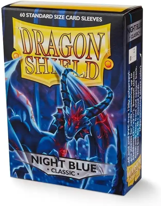 Dragon Shield Standard Sleeves - Night Blue Xao (60 Sleeves) - Kampanj