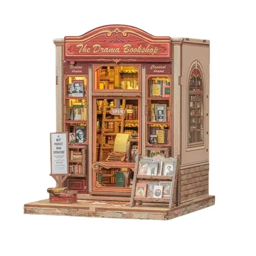 The Drama Bookshop Book Nook Kit Cutebee Cutebee | Direkt från tillverkaren