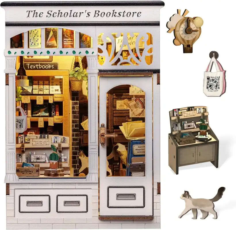The Scholar‘s Bookstore - Book Nook Kit - CuteBee | Kampanj