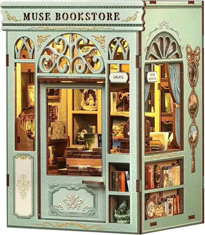 Muse Bookstore - Book Nook Kit - CuteBee - Kanonerbjudande