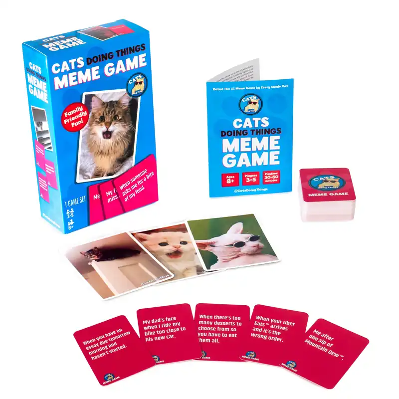 Köp idag - Cats Doing Things Meme Game