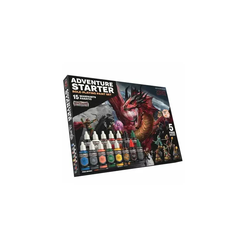 Gamemaster Adventure Starter Role Playing Paint Set - Kanonerbjudande