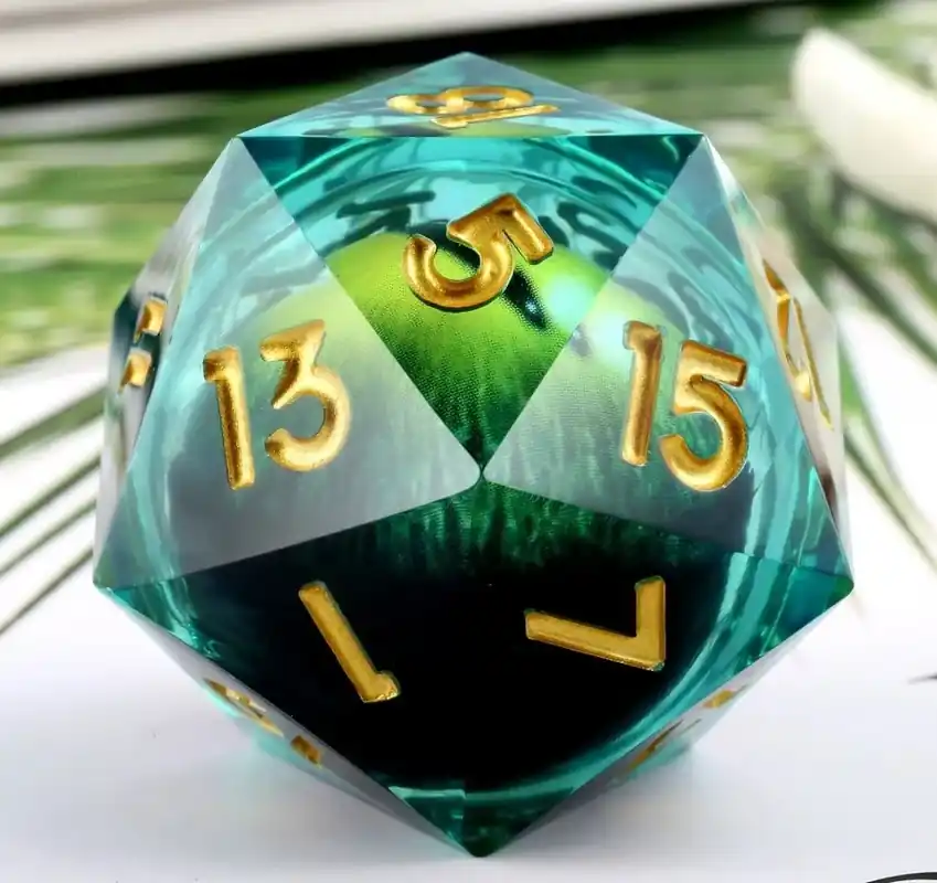 Kanonpris - D20 Emerald Eye (33mm)