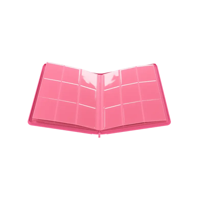 Gamegenic - Zip-Up Album 18-Pocket - Pink - Professionell kvalitet