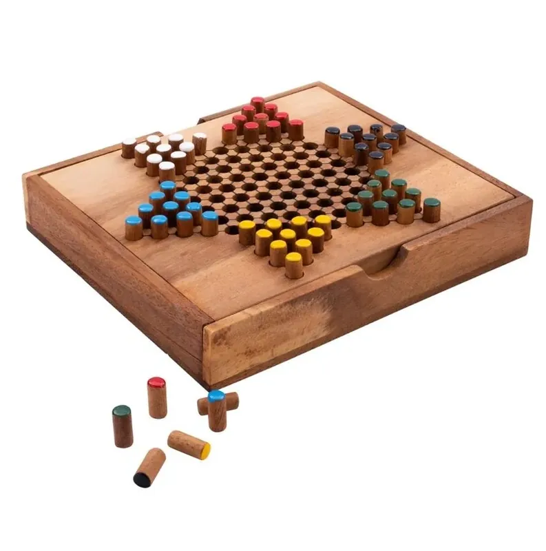 Chinese Checkers Wood (size M) | Beställ nu