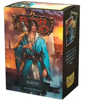 Dragon Shield Flesh and Blood License Standard Matte Art Sleeves - Katsu (100 Sleeves) | Kundfavorit