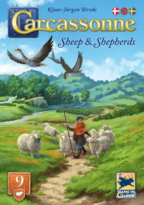 Snart slut | Carcassonne 3.0 - Expansion 9 Sheep & Shepherds (sv)