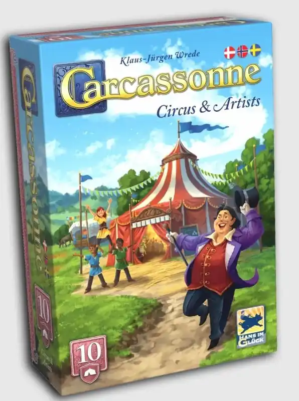 Carcassonne 30 Expansion 10 Circus Artists Sv Carcassonne | Topprodukt
