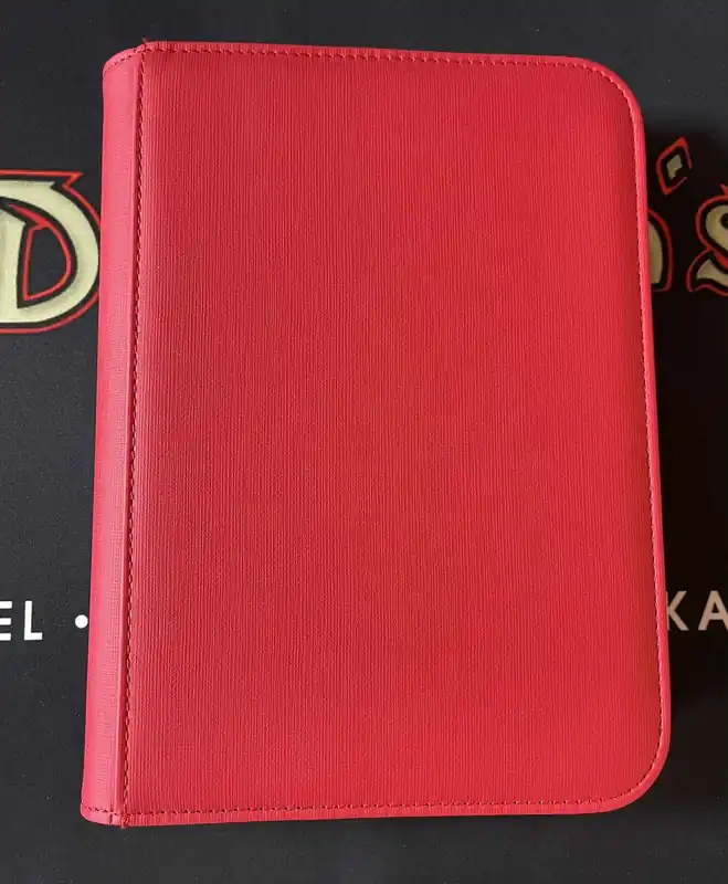 Under begränsad tid | Zip Cardbinder 4 Pocket 80 Cards Red