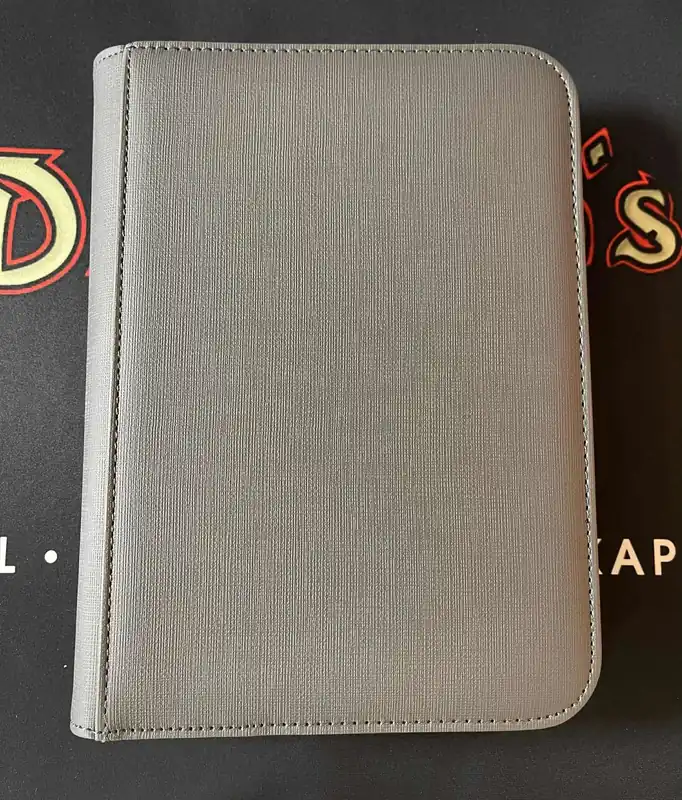 Zip Cardbinder 4 Pocket 80 Cards Grey | Outlet