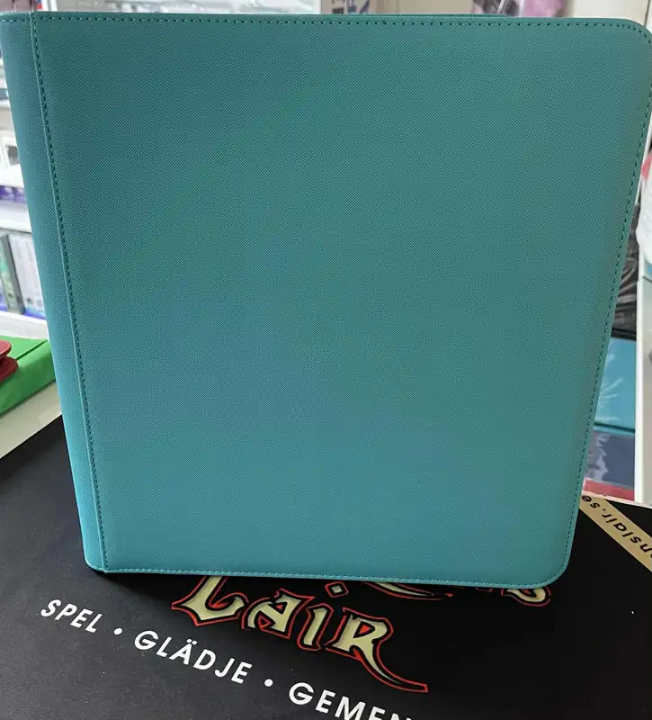 Zip Cardbinder 12-Pocket (480 cards) Teal - Hög kvalitet