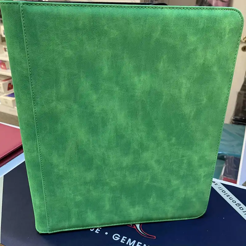 Toploader Zip Cardbinder 9-Pocket (252 cards) Green - Bästa pris