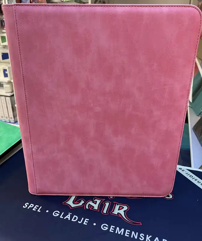 Ta chansen - Toploader Zip Cardbinder 9 Pocket 252 Cards Pink