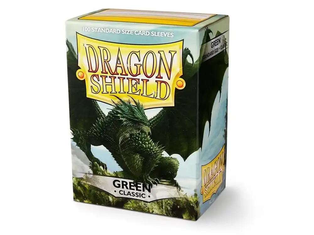Dragon Shield Standard Sleeves - Green (100 Sleeves) | Kampanjpris