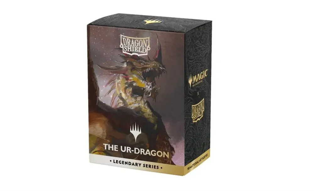 Dragon Shield Standard size License Sleeves - Landfall Series - The Ur-Dragon (100 Sleeves) - Bästsäljare