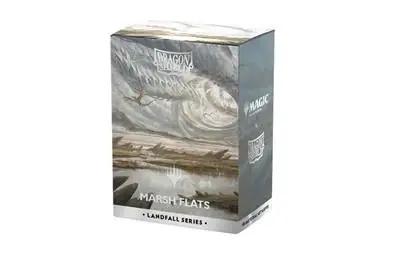 Dragon Shield Standard size License Sleeves - Landfall Series - Marsh Flats (100 Sleeves) | Expressleverans