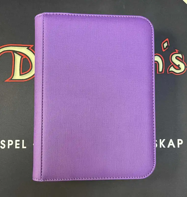 Specialerbjudande | Zip Cardbinder 4 Pocket 80 Cards Lila
