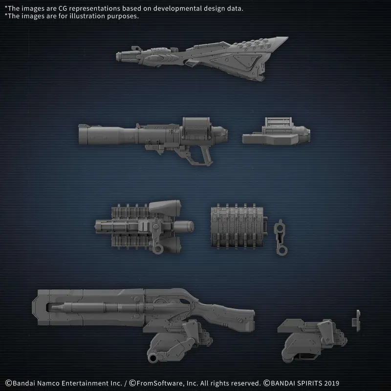 30MM Optional Parts Set Armored Core VI Fires of Rubicon Weapon Set 09 | Få kvar i lager