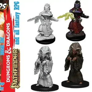 Tryggt köp - D&D Nolzur‘s Marvelous Miniatures Night Hag & Dusk Hag