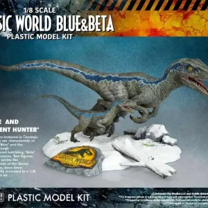 Jurassic World Dominion Velociraptor Blue & Beta 1/8 Modellkit - Nyhet i webbutiken