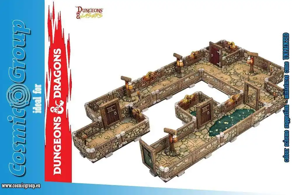 Dungeons & Lasers Dvärggruva Väggar | Utförsäljning