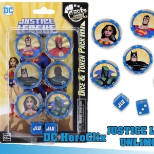 Dchc Justice League Unltd Dice & Token - Samling av Tärningar och Tokens | Sänkt pris