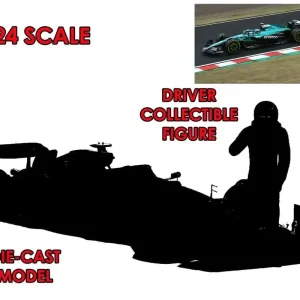 Reapris | F1 Aston Martin AMR 25 2025 med Alonso-figur - 1 24 Die-Cast Modell