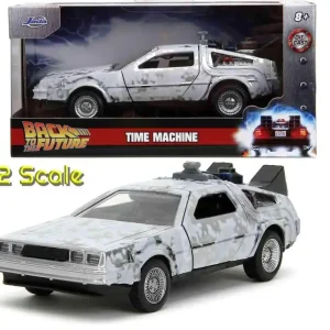 Tillbaka till Framtiden Del 1 - 1982 DeLorean DMC-12 med Frost Effekt - 1 32 Die-cast Modell Limited Edition - Finns att beställa