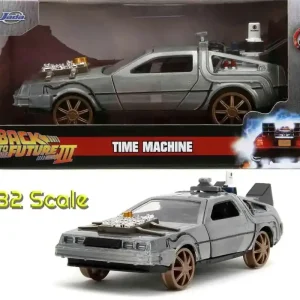 Nyinkommet | Tillbaka till framtiden Del 3 Delorean järnvägshjul 1/32 gjuten modell variant begränsad upplaga