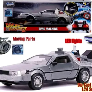 Precis inkommet - Back to the Future Part 2 - DeLorean DMC-12 1 24 Die-Cast Modell