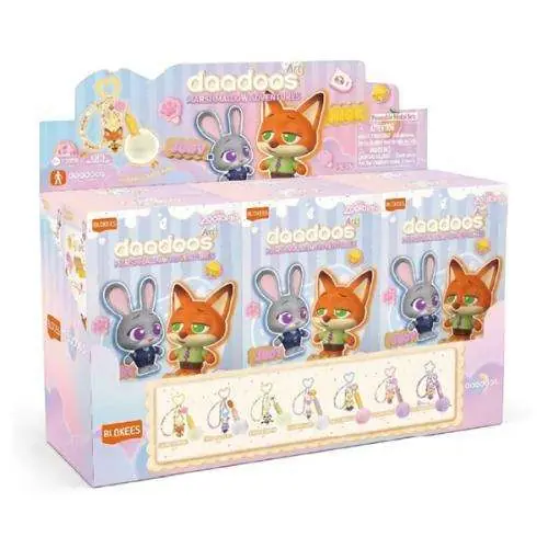 ZOOTROPOLIS Daadoos Art Series armbands- och väsksmycke blind box modellkit (6) | Favorit hos kunderna