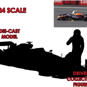 Kan beställas online | F1 Red Bull Racing RB20 med Verstappen-figur - 1 24 Die-Cast Modell