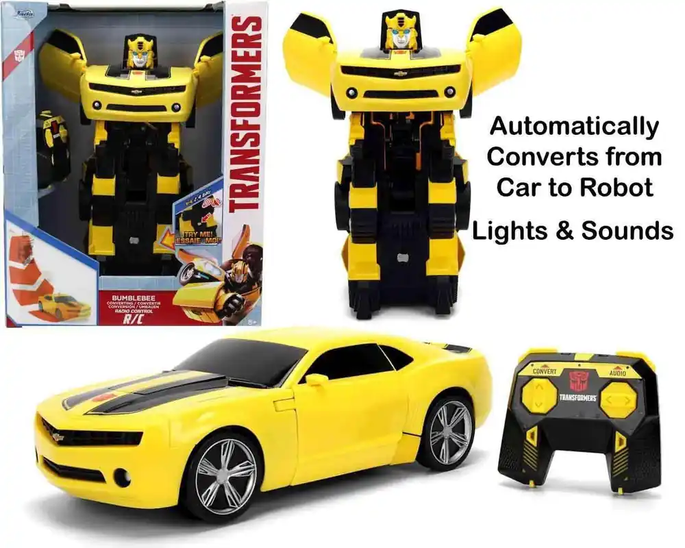 Mycket uppskattad - Transformers - Bumblebee med fjärrkontroll Förvandlas till robot
