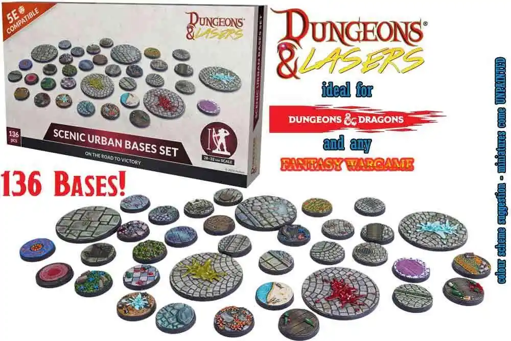 Dungeons & Lasers Scenic Urban Bases Set - Sista dagarna