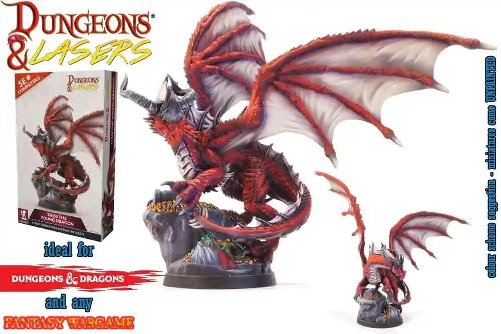 Beställ online - Dungeons & Lasers Thos den Unga Draken