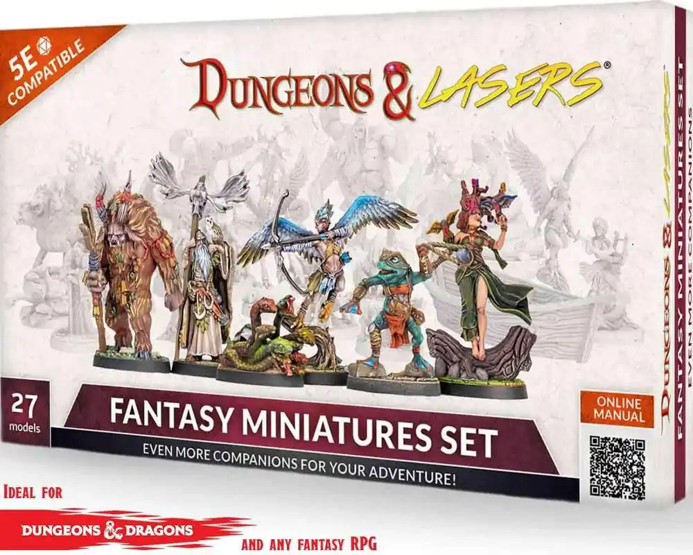 Dungeons & Lasers - Fantasy Miniatures Set | Kampanjen går snart ut