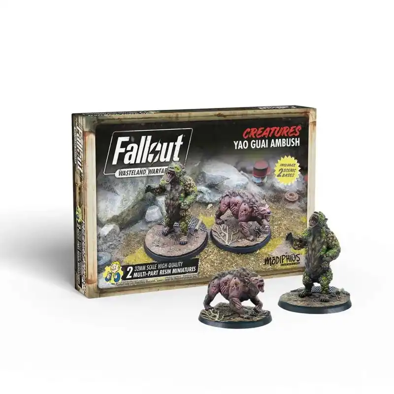 Kundfavorit | Fallout Yao Guai Figur - Ambush Edition