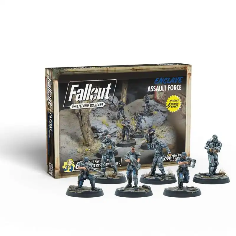 Fallout WW Enclave Assault Force Figur - Passa på nu