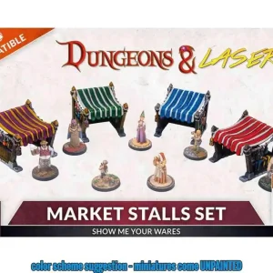 Spara mer | Dungeons & Lasers Marknadsstånd Set