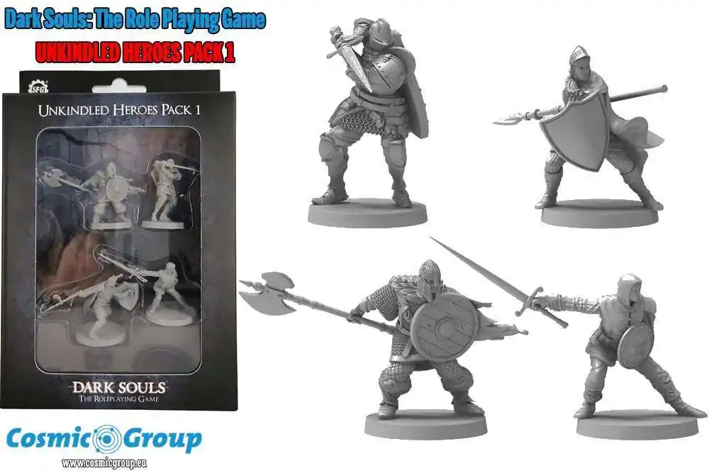 Superpris - Dark Souls Unkindled Heroes Pack 1 Miniatyrer