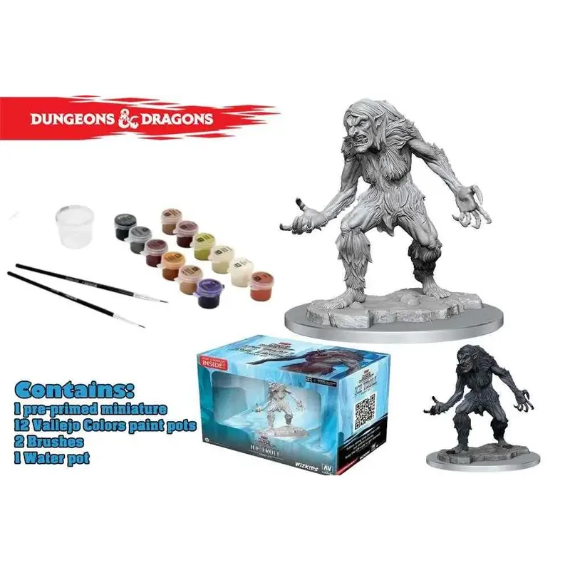 Mycket populär - D&D Nolzur Miniature Paint Kit - Ice Troll