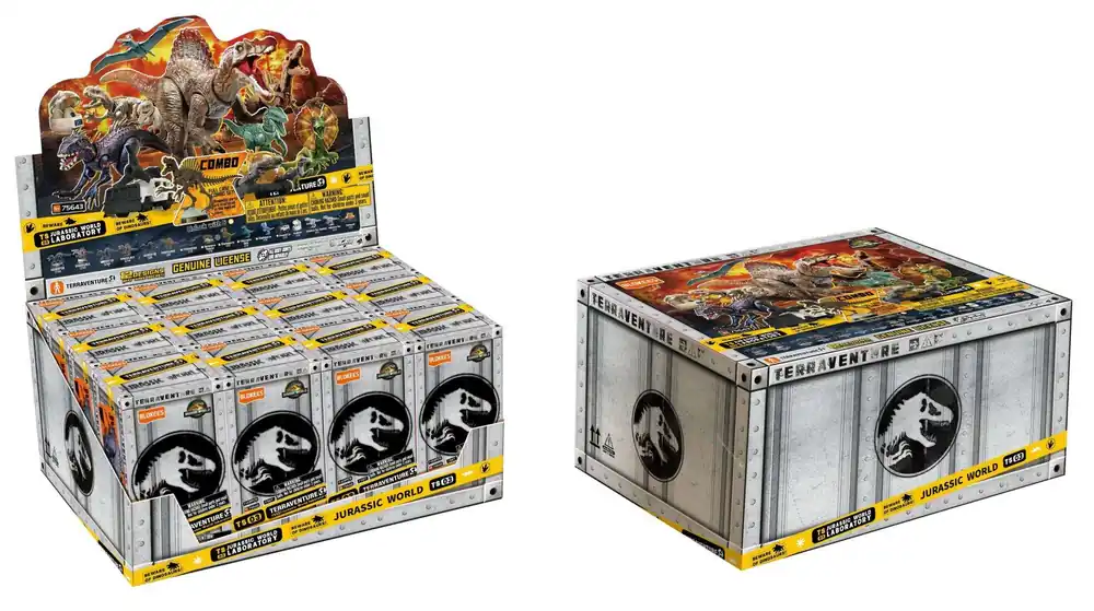 Mycket uppskattad - JURASSIC WORLD TERRAVENTURE TS03 modellkit blind box set (12)