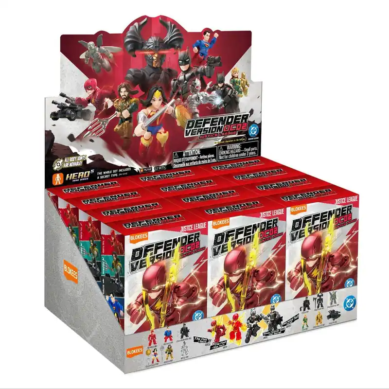 Under begränsad tid - DC Hero Justice League Defender Version Blind Box (12) mini modellkit