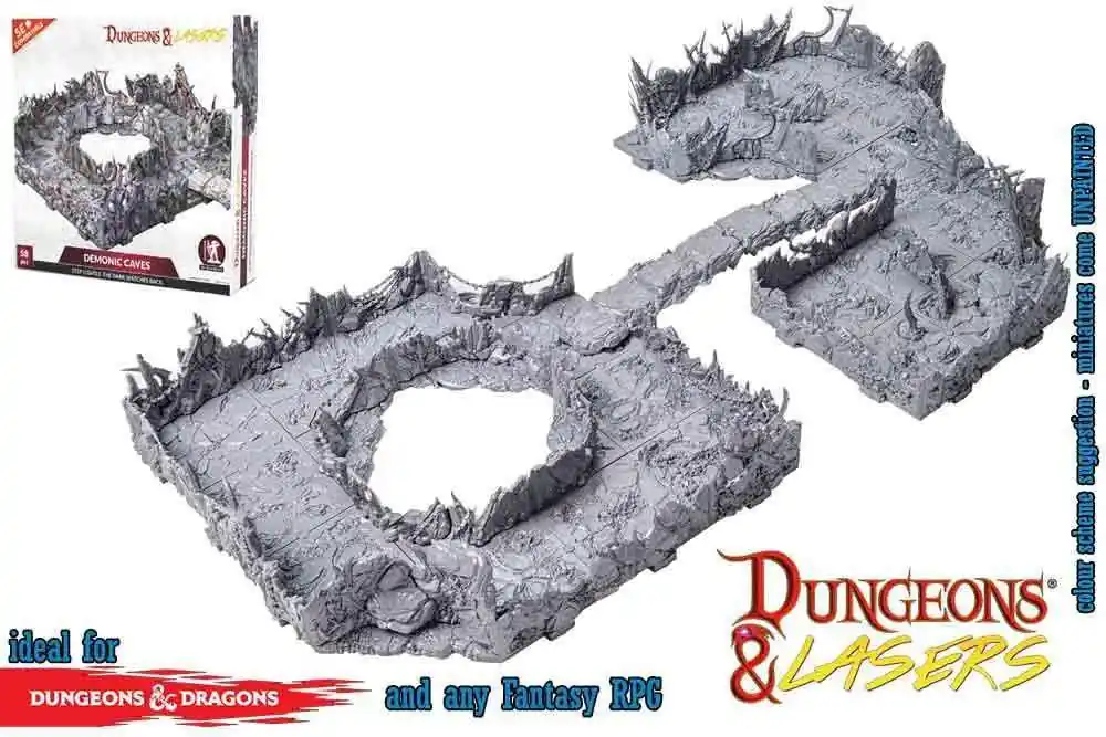 Dungeons & Lasers Demonic Caves - Utforska Den Mörka Världen - Skynda dig