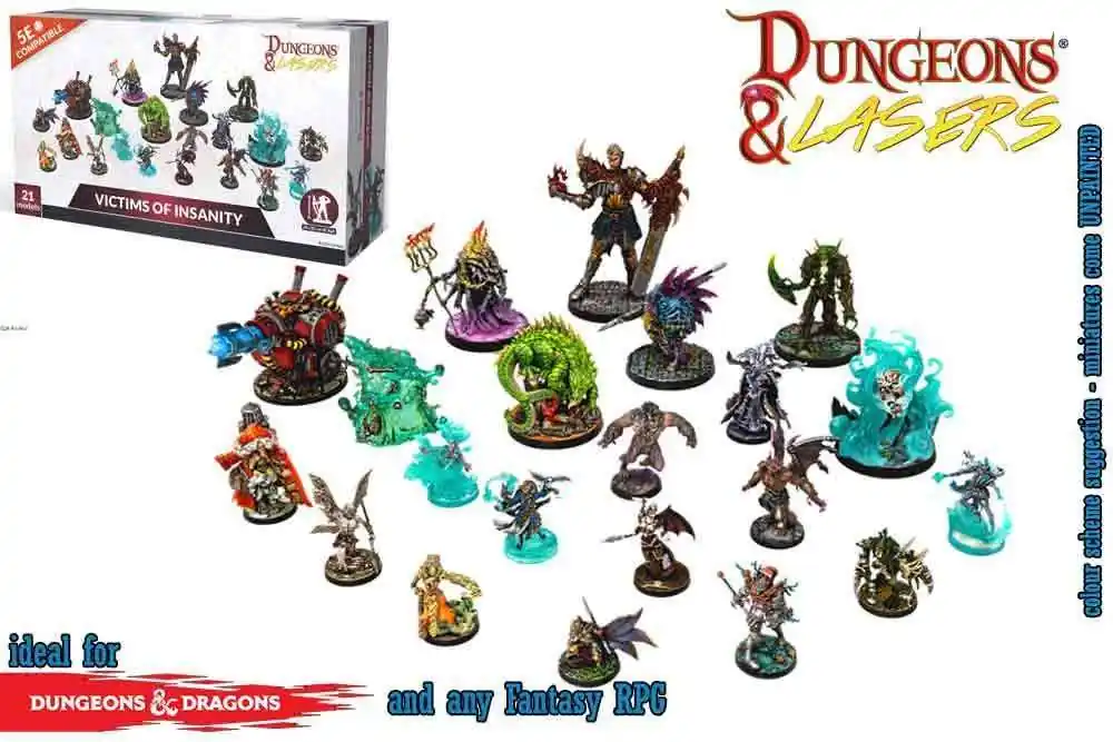 Dungeons & Lasers Victims of Insanity | Rabatter