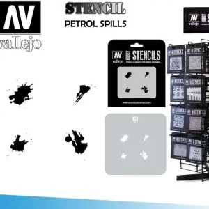Vallejo Stencil STTX004 för Petrolium Spill | Favorit hos kunderna