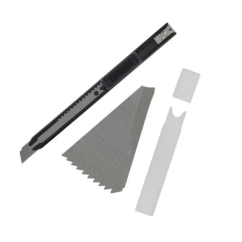 Slim Snap-off Knife med 10 Reservblad - Nytt i sortimentet
